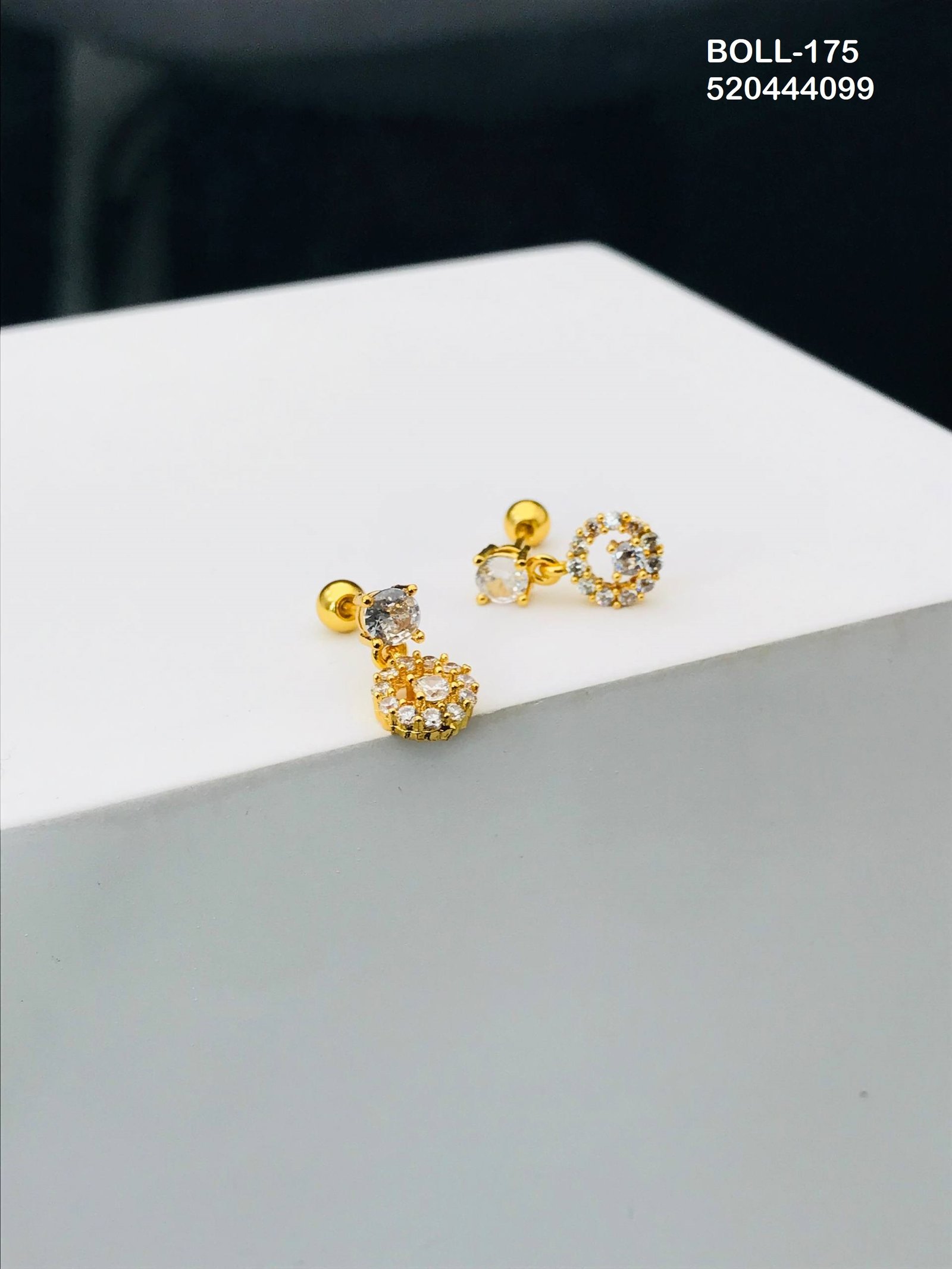 boll 175.jpg BOLL-175 Anti-Tarnish Imported Boll Back Studs from Kiyu Ziyu by Zyra Creation