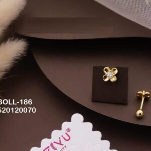 BOLL-186 Anti Tarnish Imported Boll Back Studs from Kiyu Ziyu by Zyra Creation