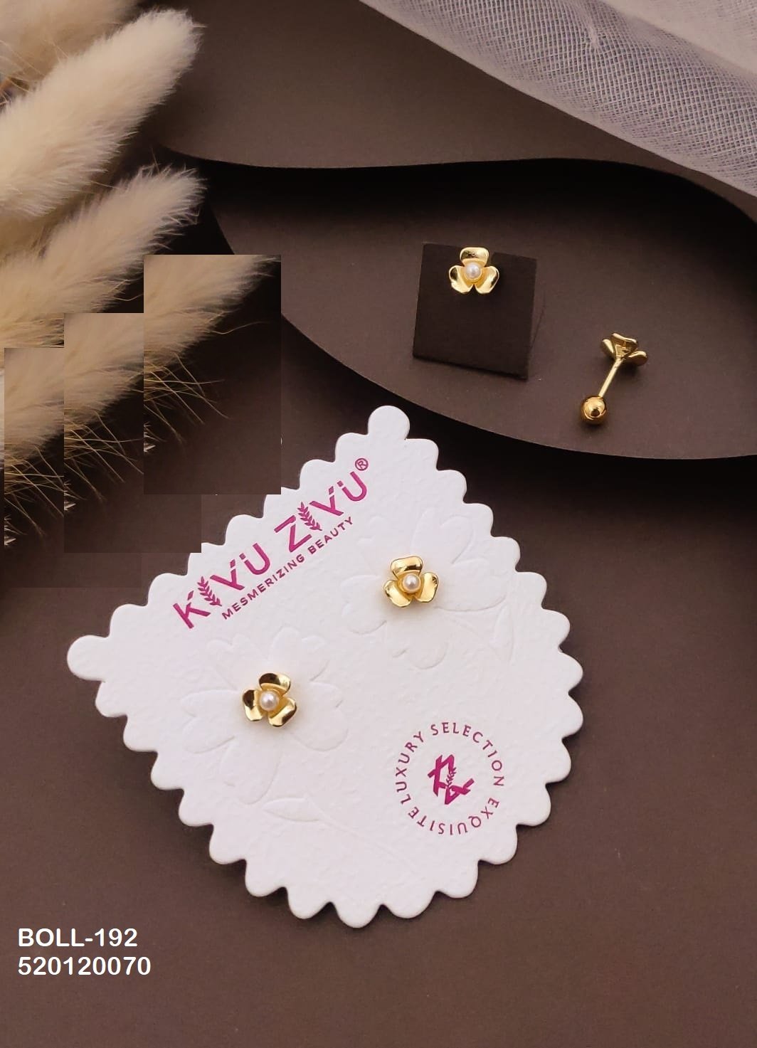 boll 192.jpg BOLL-192 Anti Tarnish Imported Boll Back Studs from Kiyu Ziyu by Zyra Creation