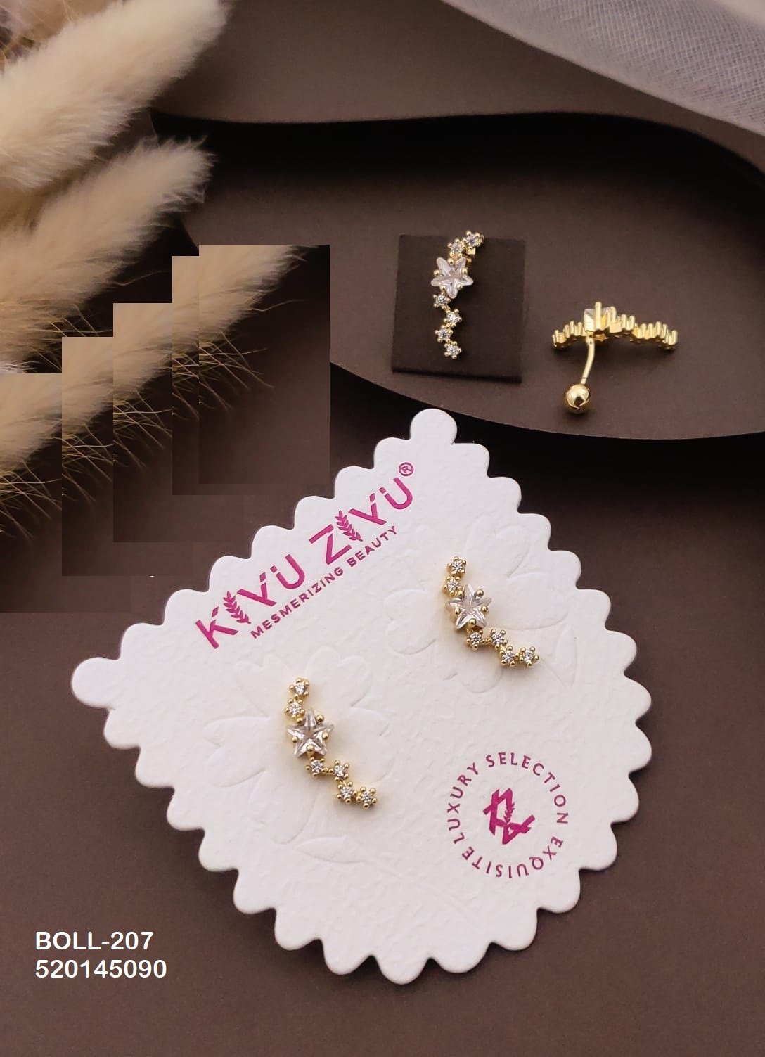 boll 207.jpg BOLL-207 Anti Tarnish Imported Boll Back Studs from Kiyu Ziyu by Zyra Creation