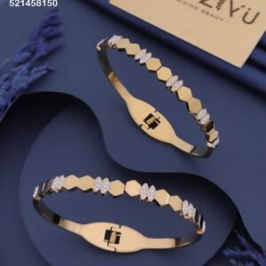 BR-10769 Anti-Tarnish Stainless Steel KADA from Kiyu Ziyu by Zyra Creation