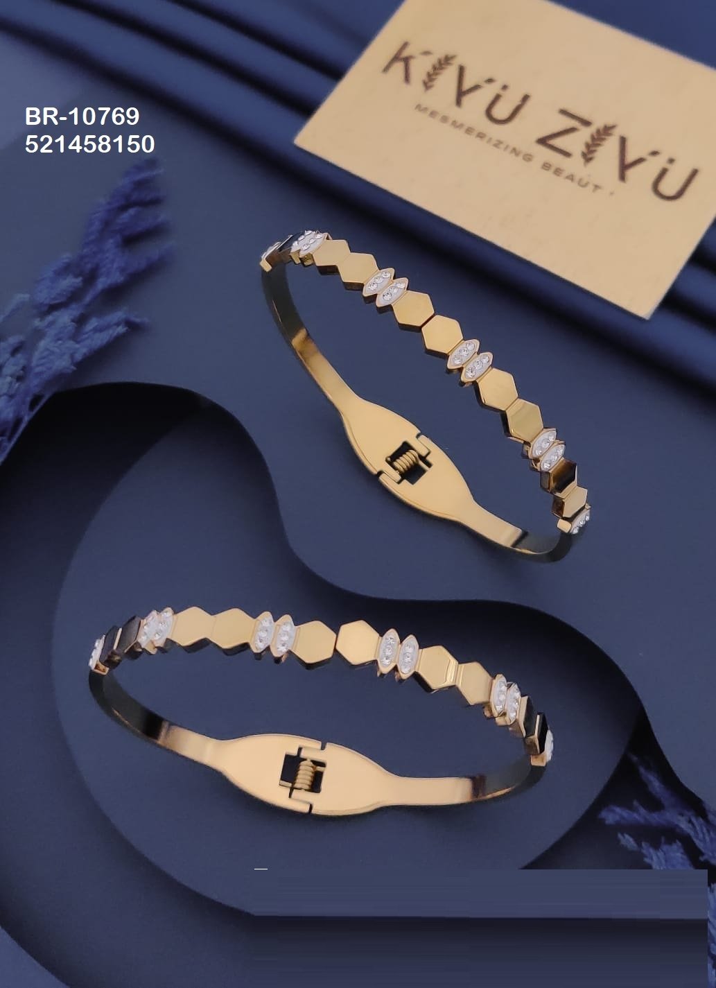 br 10769.jpeg BR-10769 Anti-Tarnish Stainless Steel KADA from Kiyu Ziyu by Zyra Creation