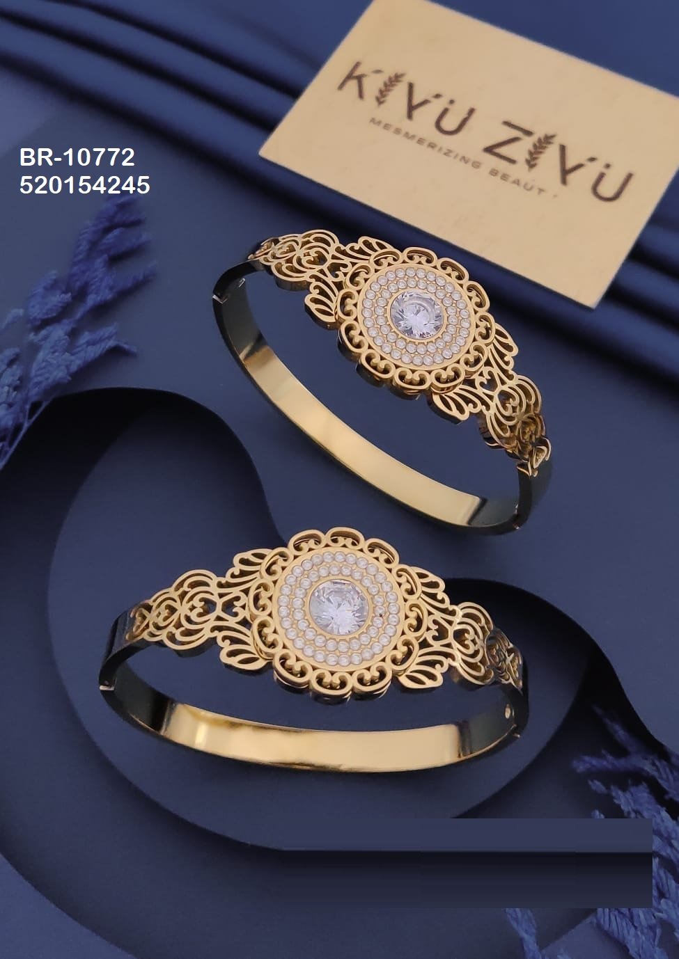 br 10772.jpeg BR-10772 Anti-Tarnish Stainless Steel KADA from Kiyu Ziyu by Zyra Creation