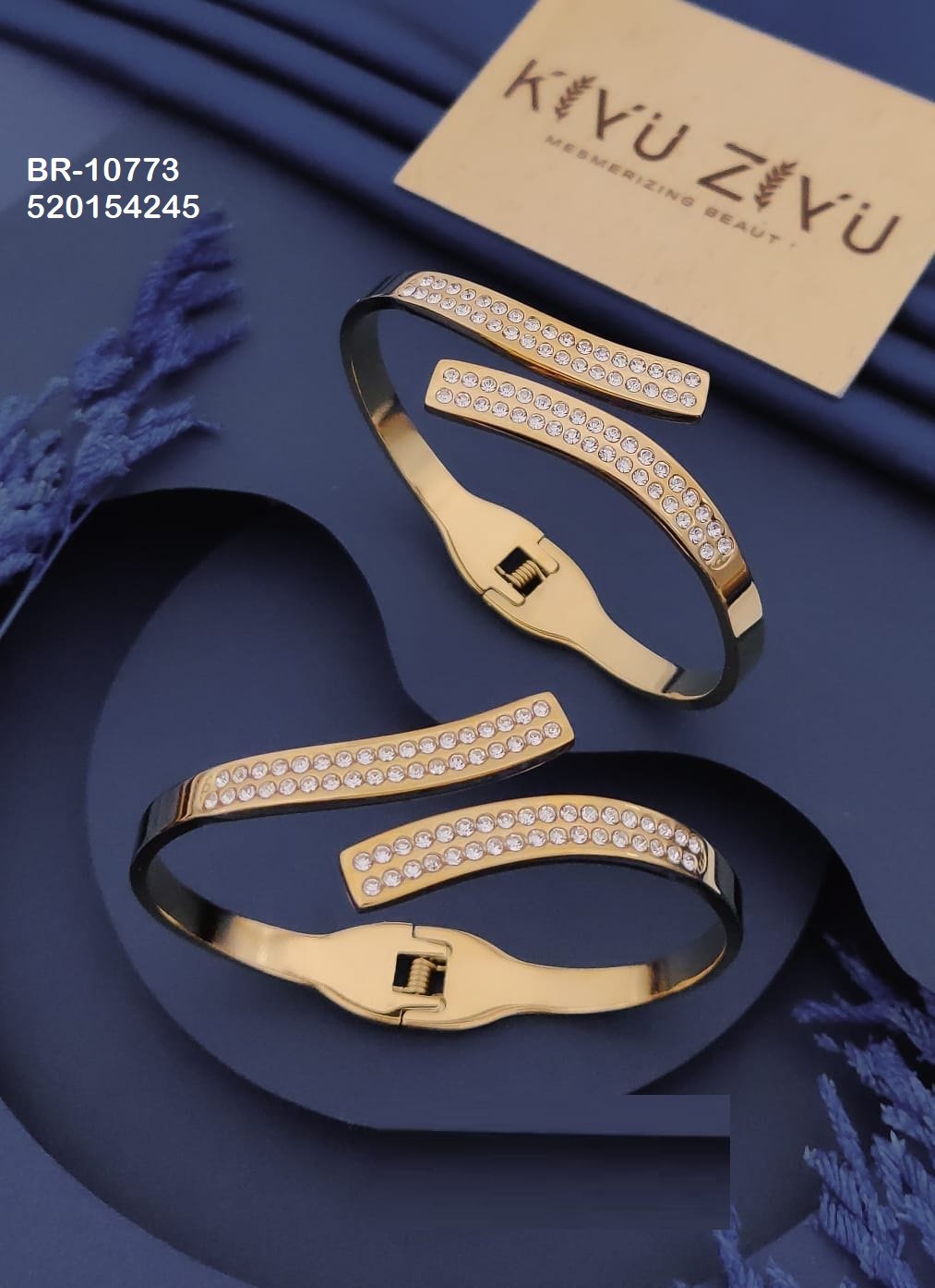 br 10773.jpeg BR-10773 Anti-Tarnish Stainless Steel KADA from Kiyu Ziyu by Zyra Creation