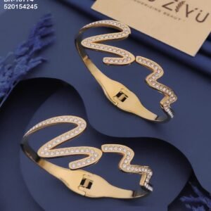 BR-10774 Anti-Tarnish Stainless Steel KADA from Kiyu Ziyu by Zyra Creation