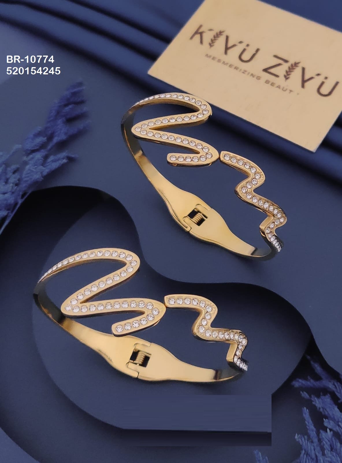 br 10774.jpeg BR-10774 Anti-Tarnish Stainless Steel KADA from Kiyu Ziyu by Zyra Creation