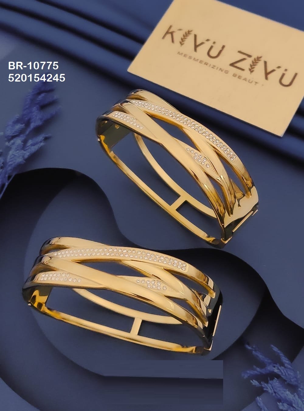 br 10775.jpeg BR-10775 Anti-Tarnish Stainless Steel KADA from Kiyu Ziyu by Zyra Creation