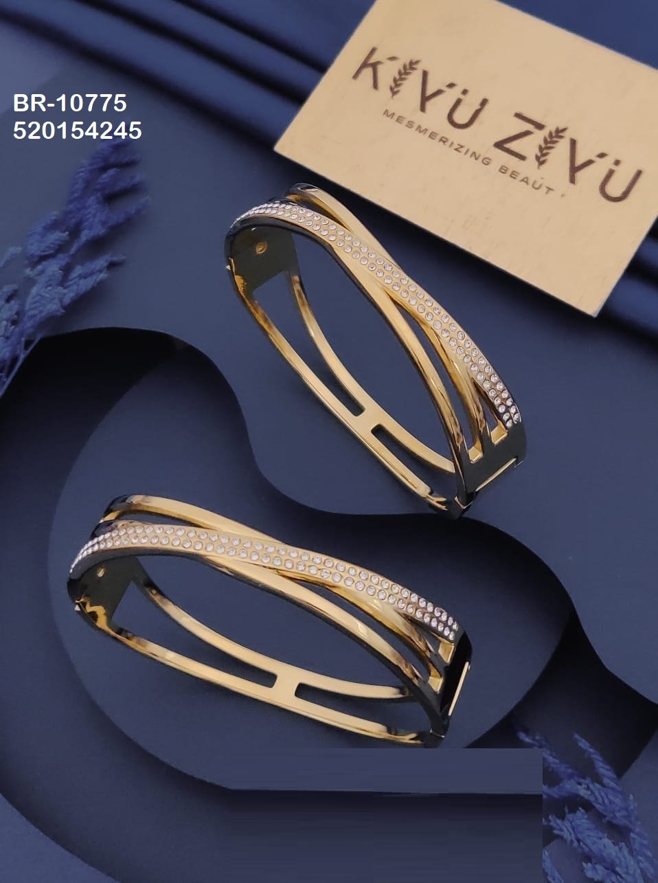 br 10776.jpeg BR-10776 Anti-Tarnish Stainless Steel KADA from Kiyu Ziyu by Zyra Creation