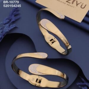 BR-10779 Anti-Tarnish Stainless Steel KADA from Kiyu Ziyu by Zyra Creation