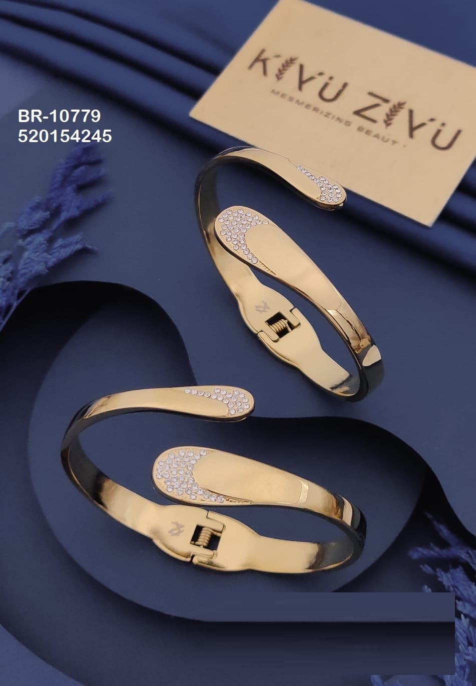 br 10779.jpeg BR-10779 Anti-Tarnish Stainless Steel KADA from Kiyu Ziyu by Zyra Creation