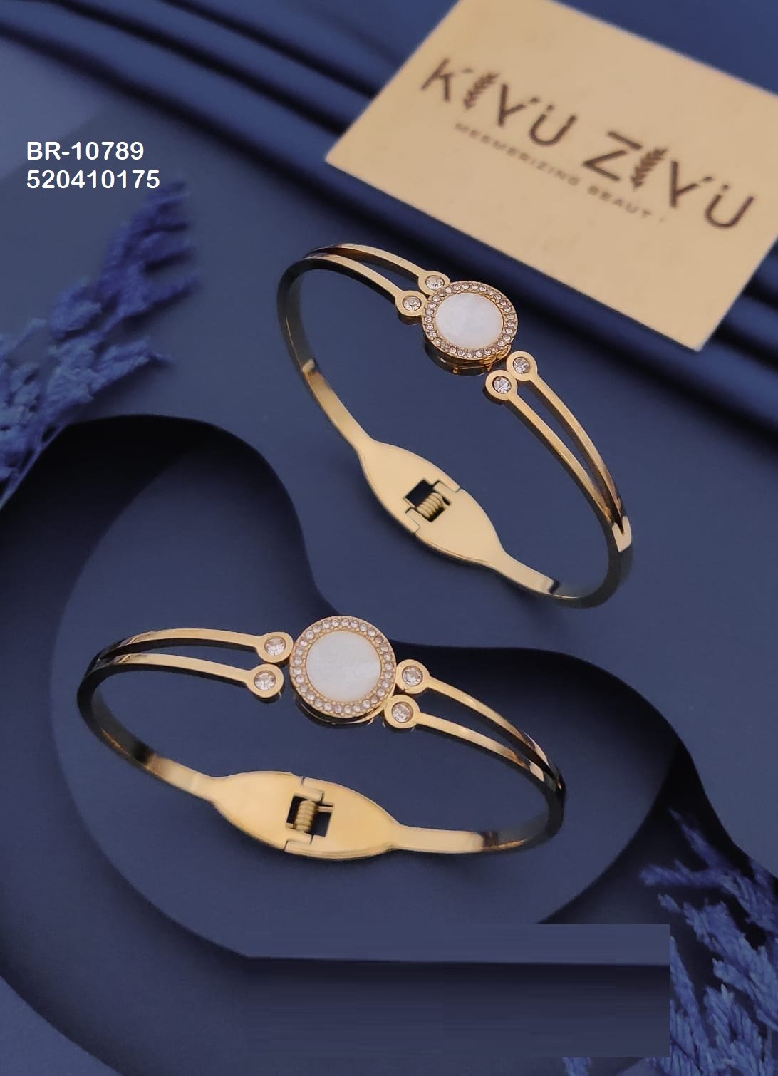br 10789.jpeg BR-10789 Anti-Tarnish Stainless Steel KADA from Kiyu Ziyu by Zyra Creation