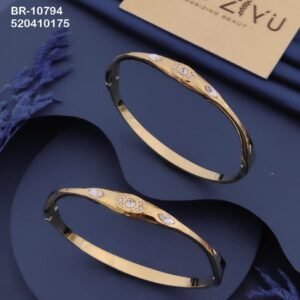 BR-10794 Anti-Tarnish Stainless Steel KADA from Kiyu Ziyu by Zyra Creation
