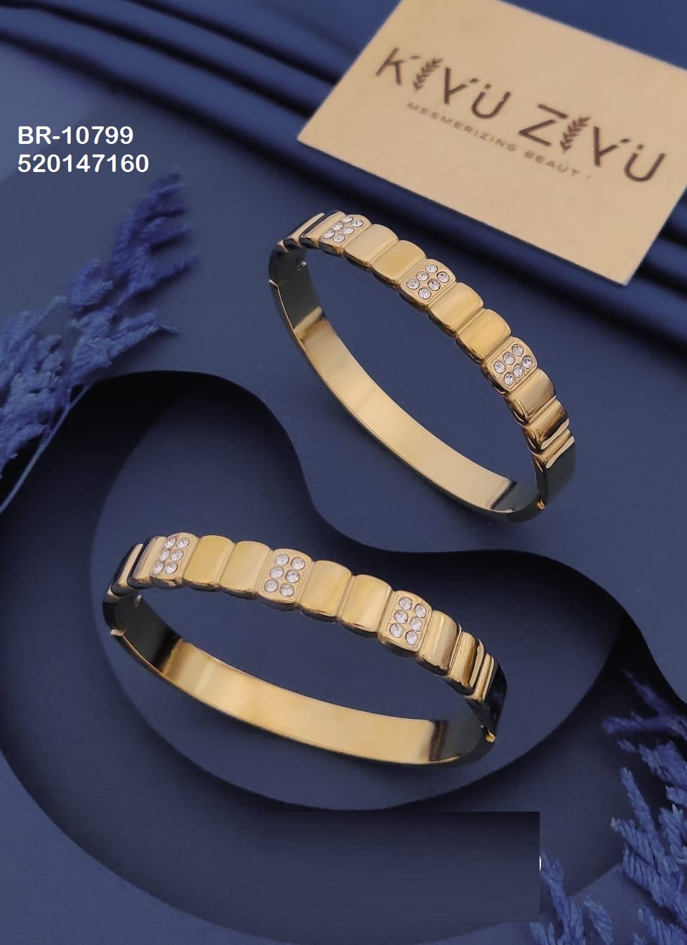 br 10799.jpeg BR-10799 Anti-Tarnish Stainless Steel KADA from Kiyu Ziyu by Zyra Creation