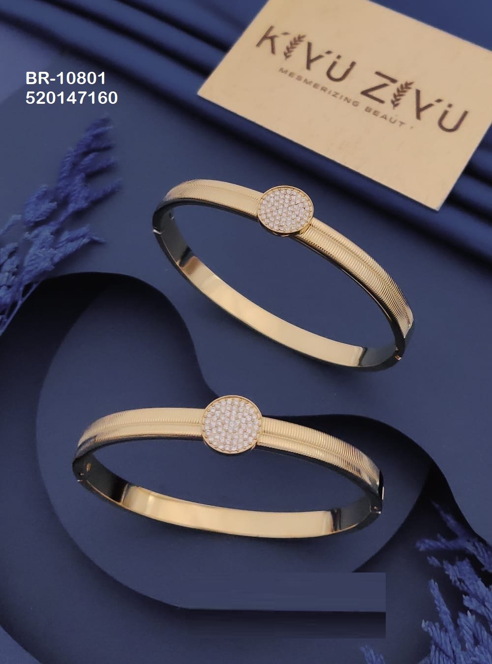 br 10801.jpeg BR-10801 Anti-Tarnish Stainless Steel KADA from Kiyu Ziyu by Zyra Creation