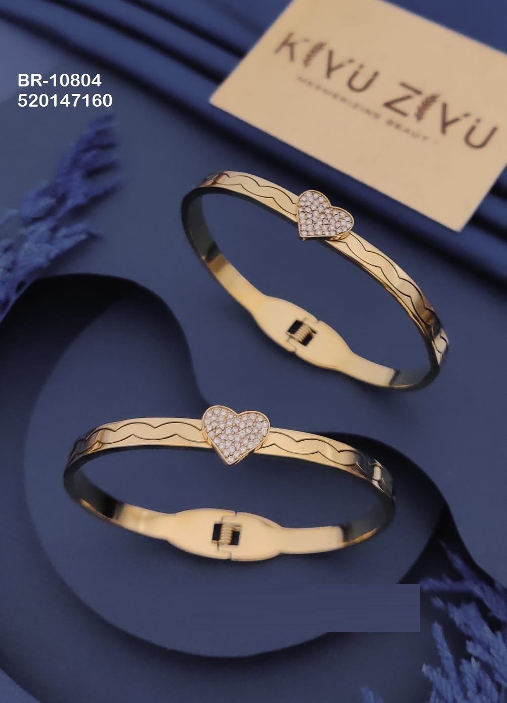 br 10804.jpeg BR-10804 Anti-Tarnish Stainless Steel KADA from Kiyu Ziyu by Zyra Creation