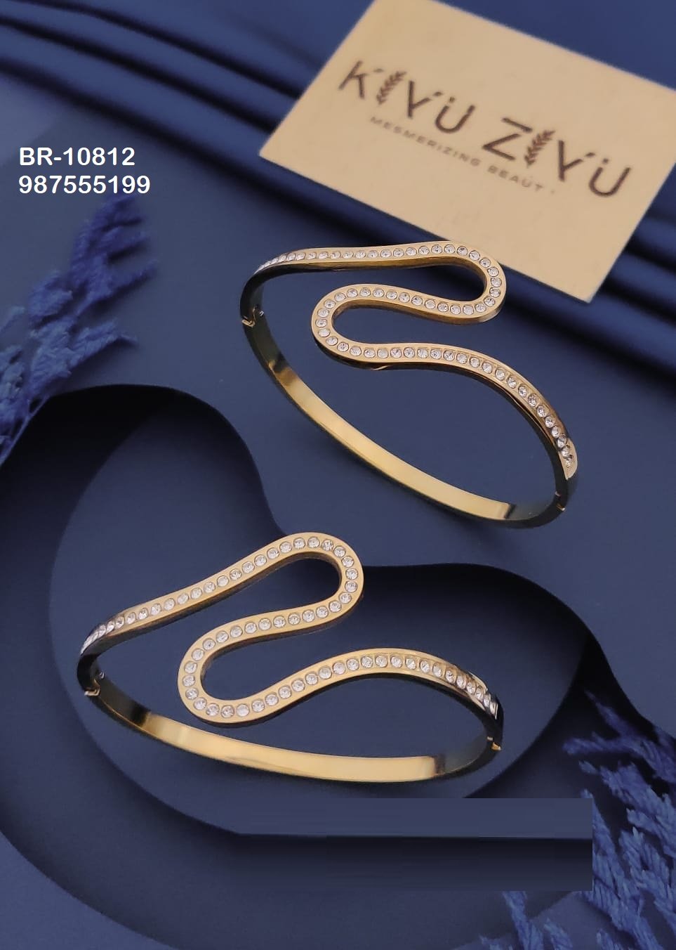 br 10812.jpeg BR-10812 Anti-Tarnish Stainless Steel KADA from Kiyu Ziyu by Zyra Creation