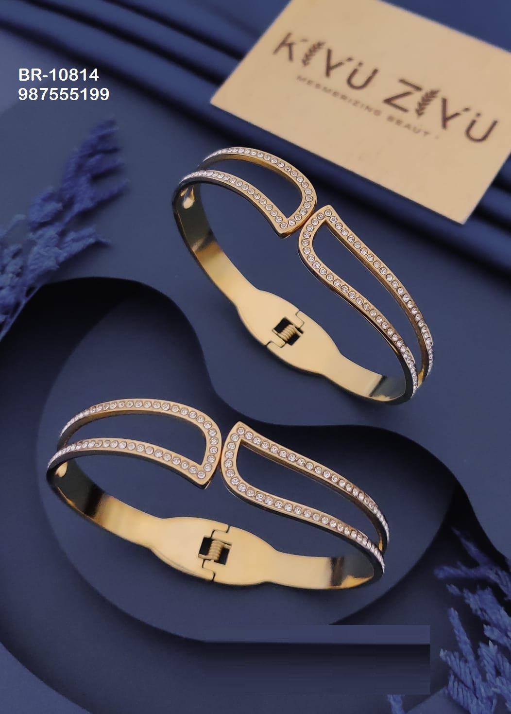 br 10814.jpeg BR-10814 Anti-Tarnish Stainless Steel KADA from Kiyu Ziyu by Zyra Creation