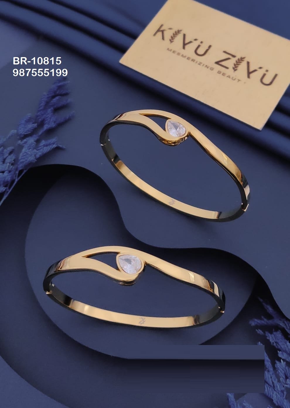 br 10815.jpeg BR-10815 Anti-Tarnish Stainless Steel KADA from Kiyu Ziyu by Zyra Creation