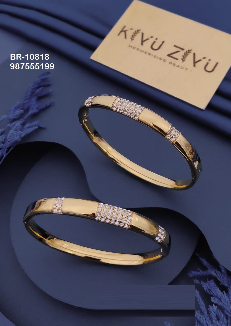 br 10818.jpeg BR-10818 Anti-Tarnish Stainless Steel KADA from Kiyu Ziyu by Zyra Creation