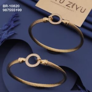 BR-10820 Anti-Tarnish Stainless Steel KADA from Kiyu Ziyu by Zyra Creation