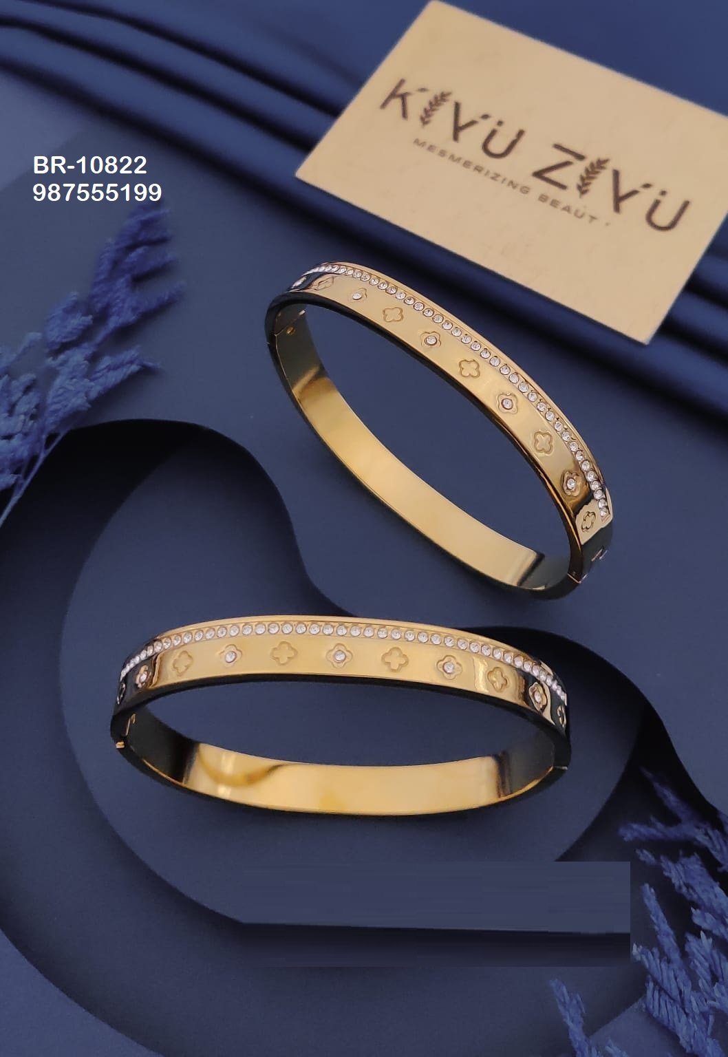 br 10822.jpeg BR-10822 Anti-Tarnish Stainless Steel KADA from Kiyu Ziyu by Zyra Creation