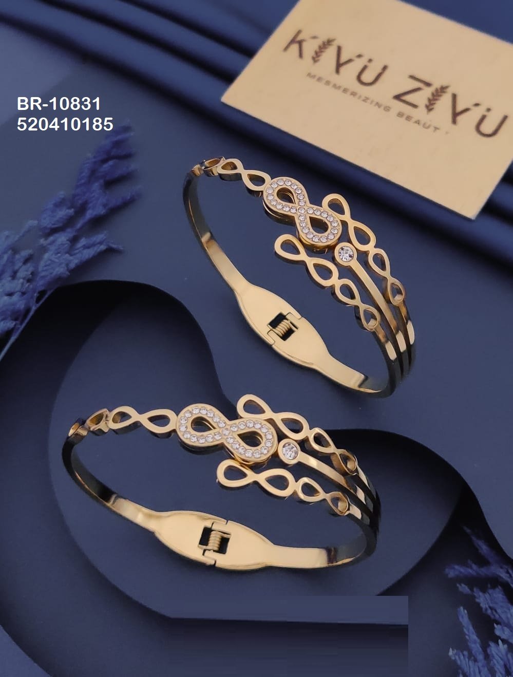 br 10831.jpeg BR-10831 Anti-Tarnish Stainless Steel KADA from Kiyu Ziyu by Zyra Creation