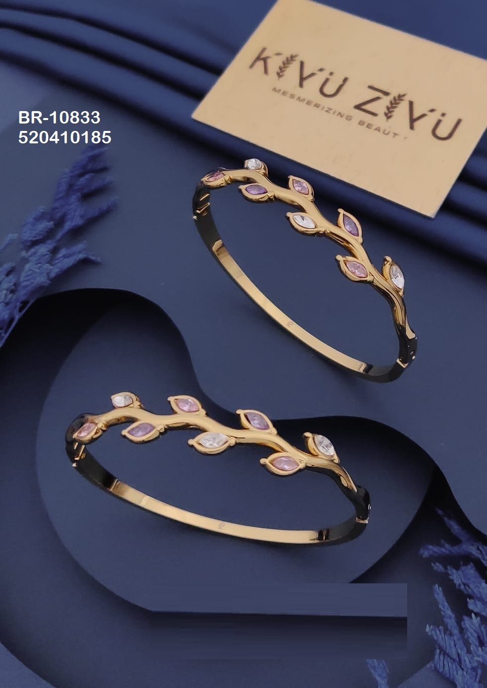 br 10833.jpeg BR-10833 Anti-Tarnish Stainless Steel KADA from Kiyu Ziyu by Zyra Creation