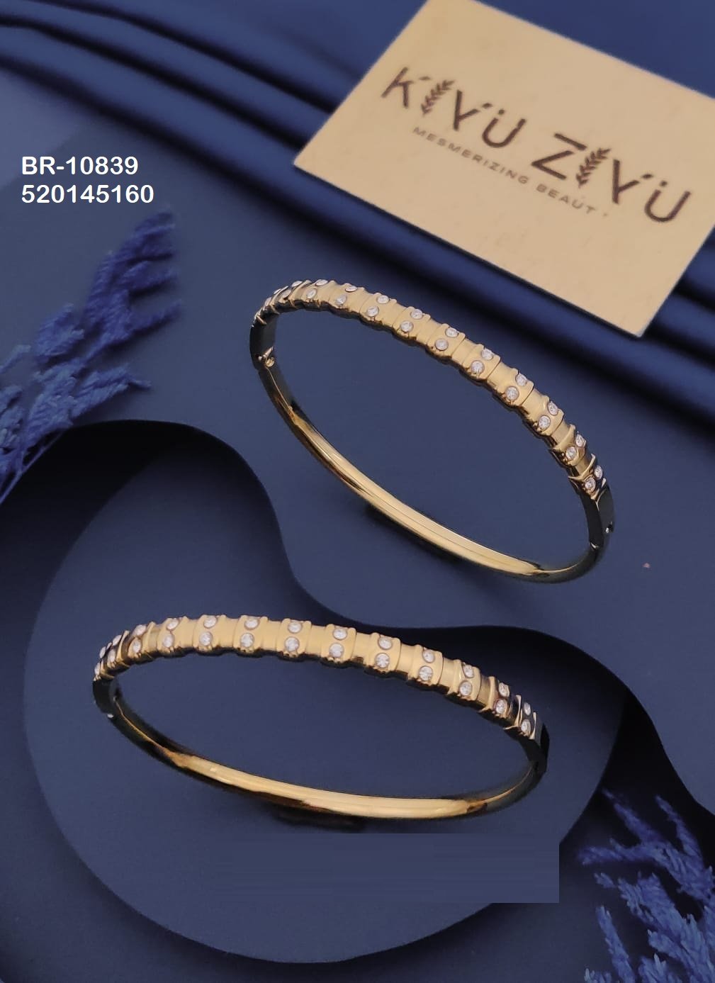 br 10839.jpeg BR-10839 Anti-Tarnish Stainless Steel KADA from Kiyu Ziyu by Zyra Creation