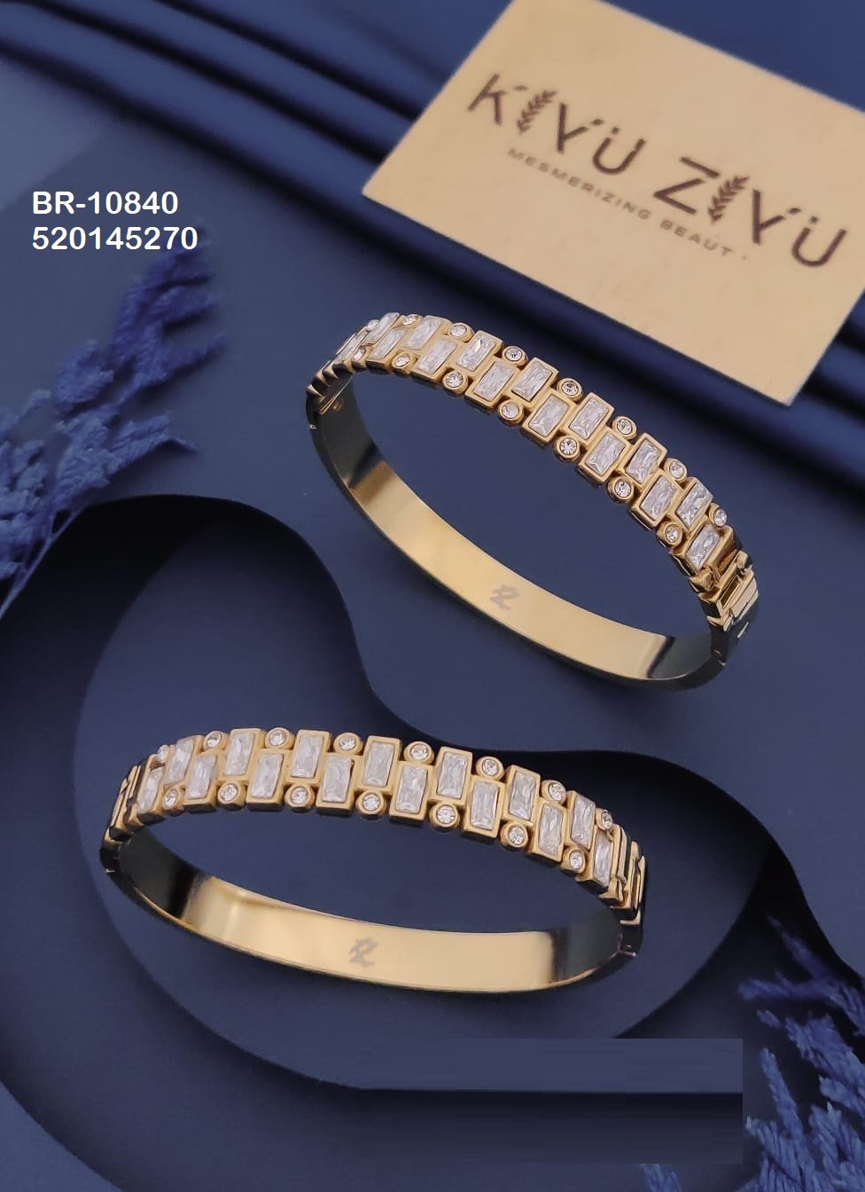 br 10840.jpeg BR-10840 Anti-Tarnish Stainless Steel KADA from Kiyu Ziyu by Zyra Creation
