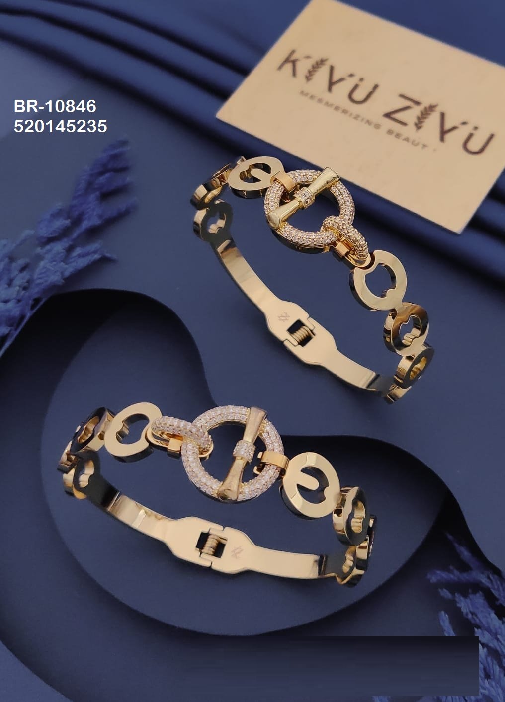 br 10846.jpeg BR-10846 Anti-Tarnish Stainless Steel KADA from Kiyu Ziyu by Zyra Creation