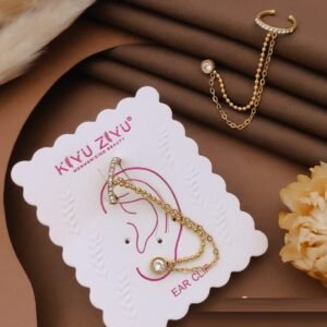 EAR-115 Anti-Tarnish Stainless Steel Ear Cuffs from Kiyu Ziyu by Zyra Creation