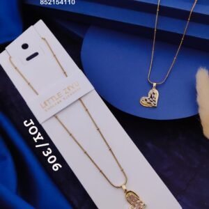 JOY-306 Anti Tarnish impoted Necklace By Little Ziyu from Kiyu Ziyu by Zyra Creation
