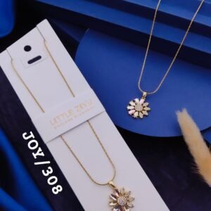 JOY-308 Anti Tarnish impoted Necklace By Little Ziyu from Kiyu Ziyu by Zyra Creation