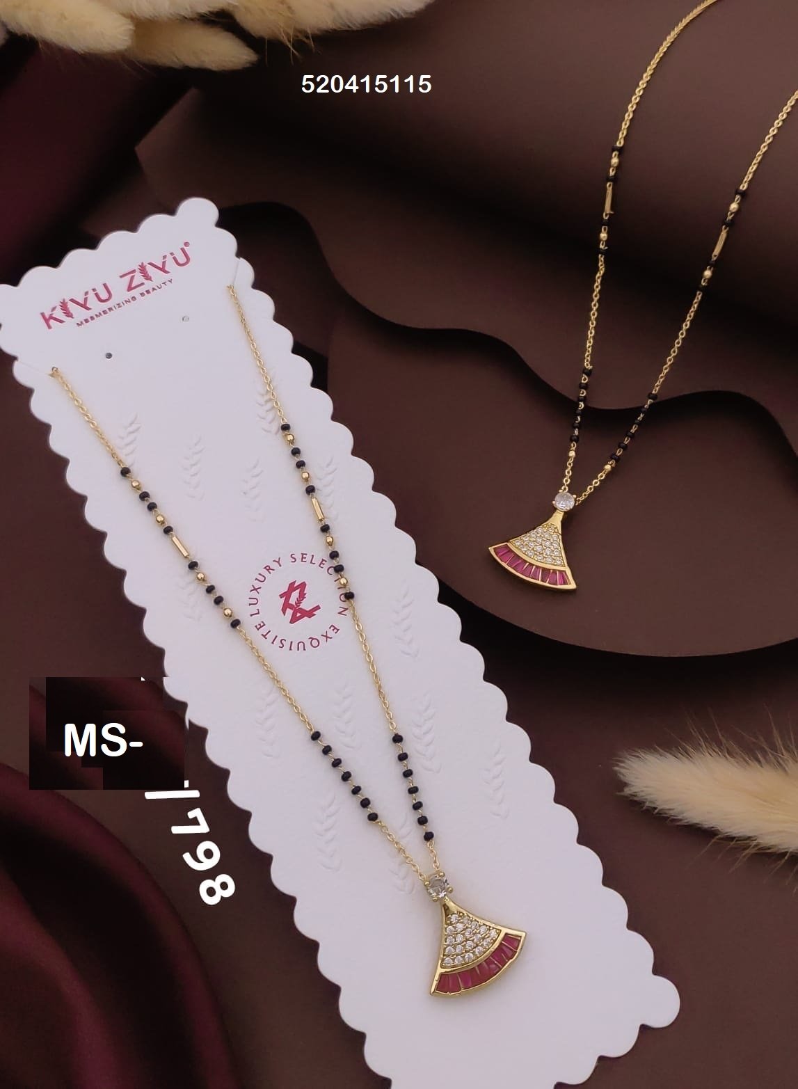 ms 798.jpg MS-798 Anti Tarnish Imported Mangalsutra from Kiyu Ziyu by Zyra Creation