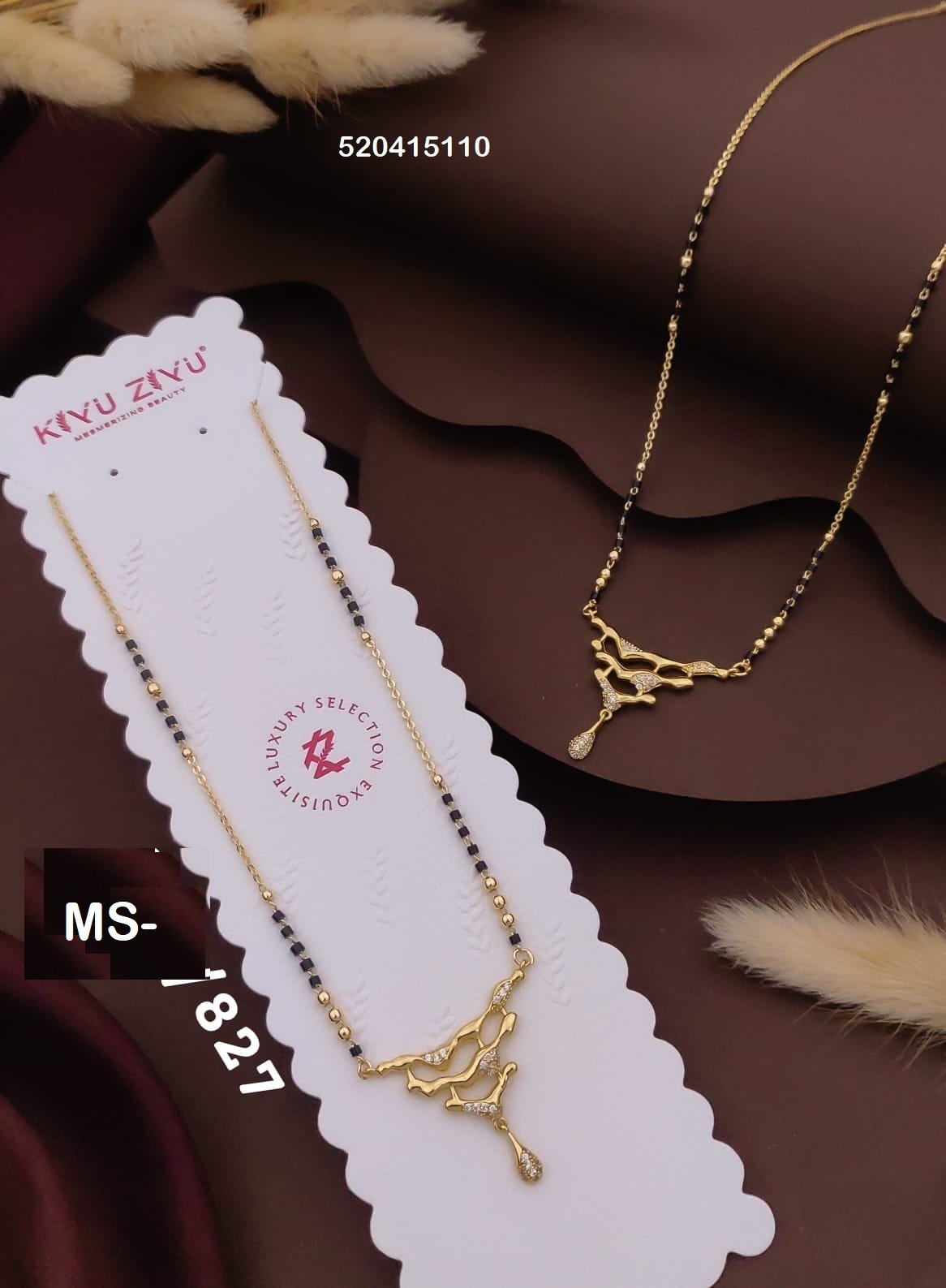 ms 827.jpg MS-827 Anti Tarnish Imported Mangalsutra from Kiyu Ziyu by Zyra Creation