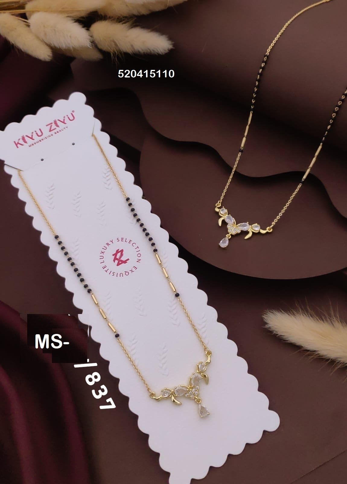 ms 837.jpg MS-837 Anti Tarnish Imported Mangalsutra from Kiyu Ziyu by Zyra Creation