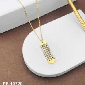 PS-10720 Anti-Tarnish Stainless Steel Necklace from Kiyu Ziyu by Zyra Creation