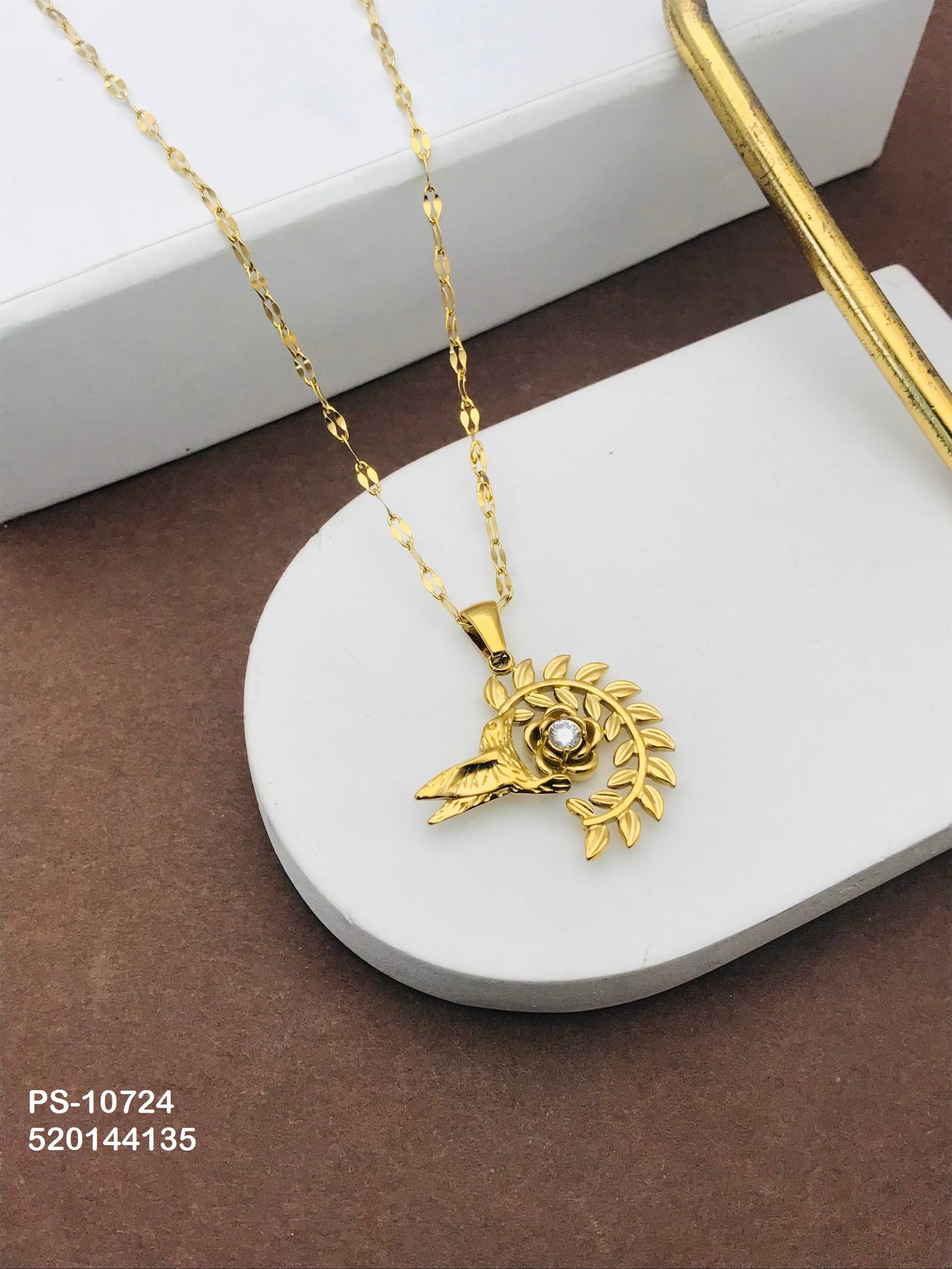 ps 10724.jpg PS-10724 Anti-Tarnish Stainless Steel Necklace from Kiyu Ziyu by Zyra Creation