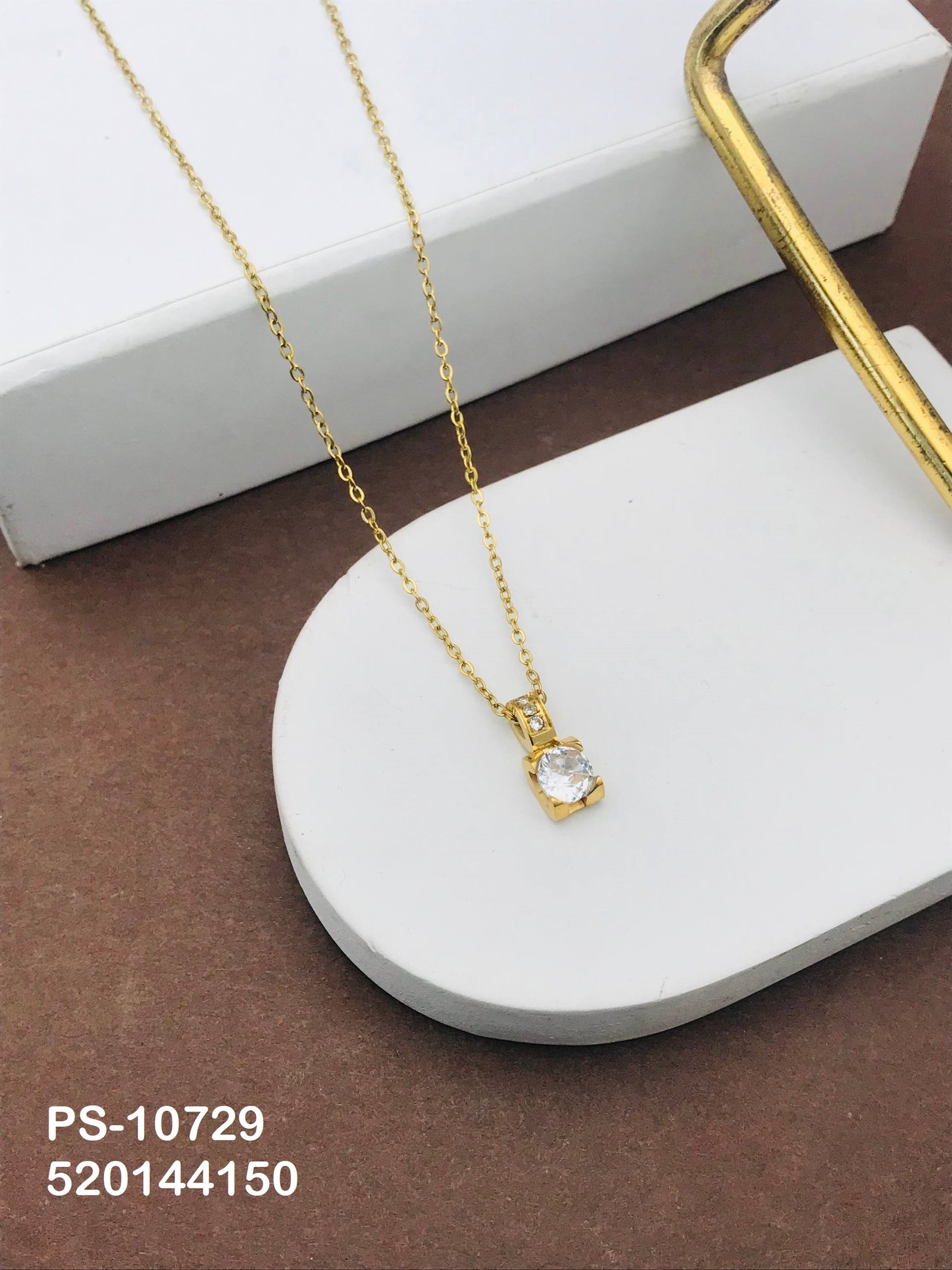 ps 10729.jpg PS-10729 Anti-Tarnish Stainless Steel Necklace from Kiyu Ziyu by Zyra Creation