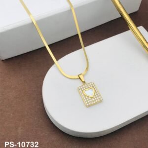 PS-10732 Anti-Tarnish Stainless Steel Necklace from Kiyu Ziyu by Zyra Creation