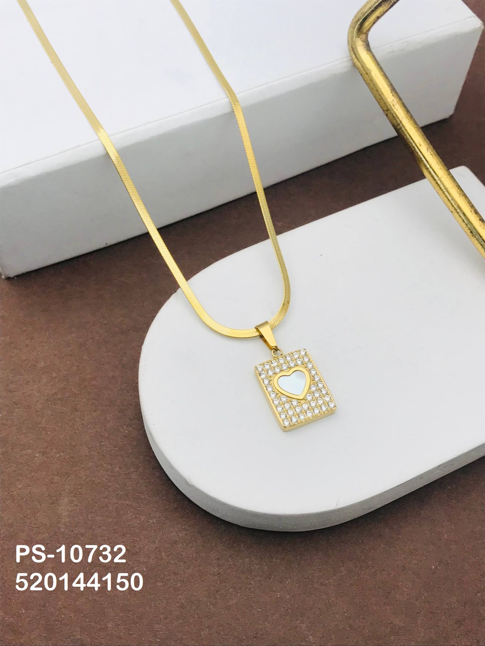 ps 10732.jpg PS-10732 Anti-Tarnish Stainless Steel Necklace from Kiyu Ziyu by Zyra Creation