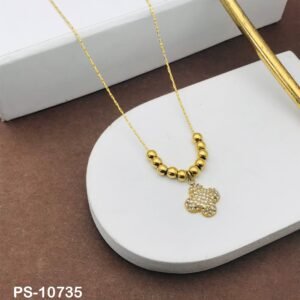 PS-10735 Anti-Tarnish Stainless Steel Necklace from Kiyu Ziyu by Zyra Creation