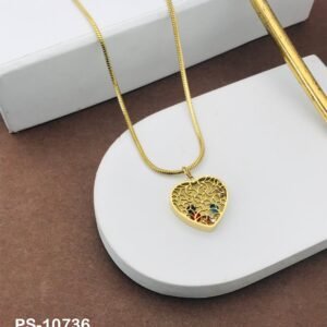 PS-10736 Anti-Tarnish Stainless Steel Necklace from Kiyu Ziyu by Zyra Creation