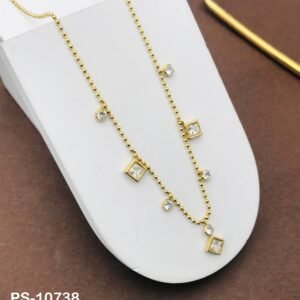 PS-10738 Anti-Tarnish Stainless Steel Necklace from Kiyu Ziyu by Zyra Creation