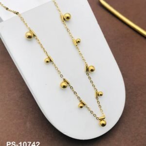 PS-10742 Anti-Tarnish Stainless Steel Necklace from Kiyu Ziyu by Zyra Creation