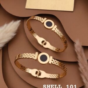 SHELL-101 Anti-Tarnish Stainless Steel Bracelet Under 99 from Kiyu Ziyu by Zyra Creation