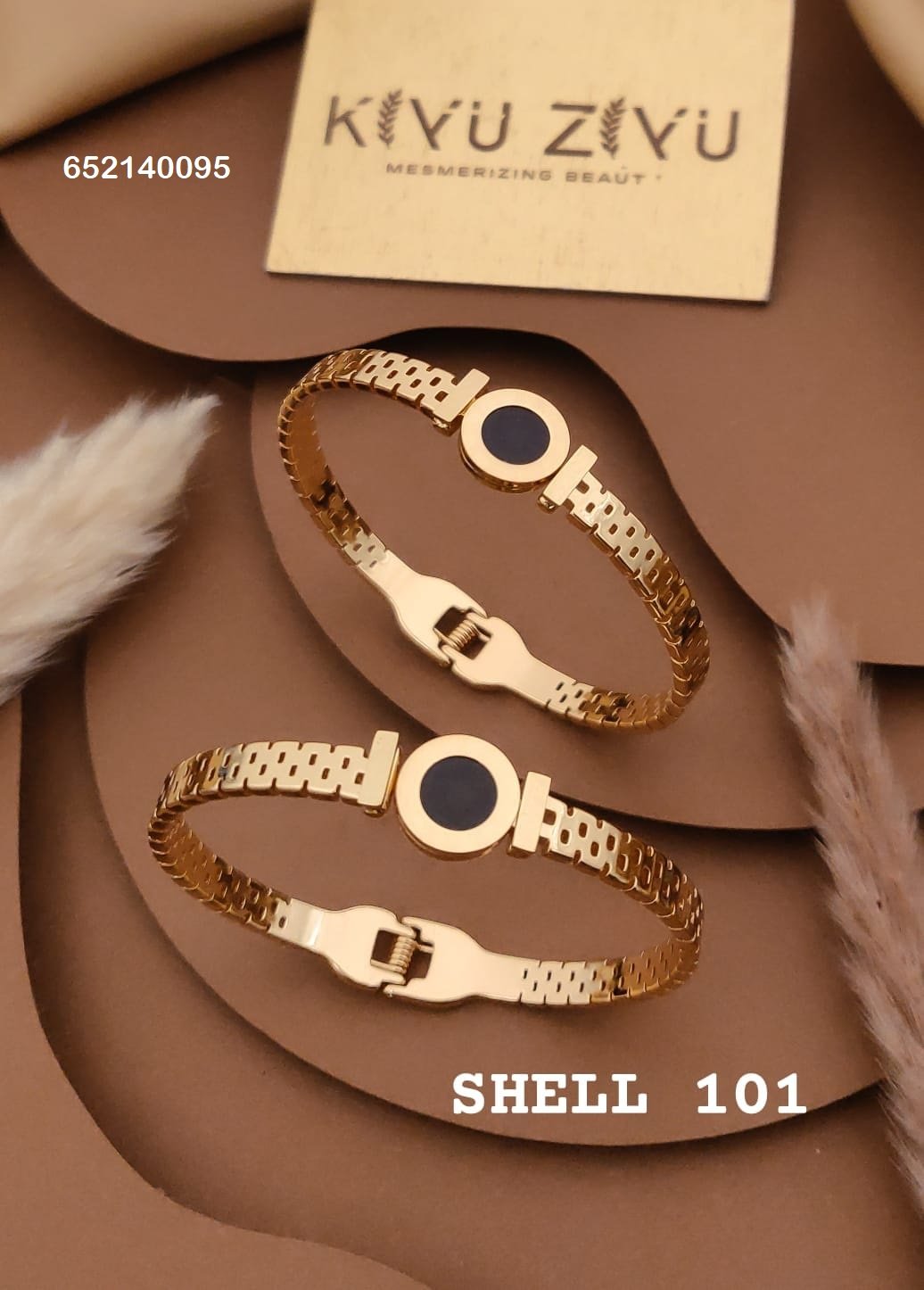 shell 101.jpg SHELL-101 Anti-Tarnish Stainless Steel Bracelet Under 99 from Kiyu Ziyu by Zyra Creation