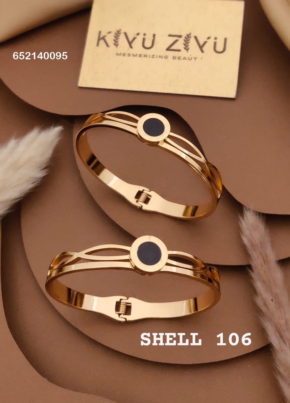 shell 106.jpg SHELL-106 Anti-Tarnish Stainless Steel Bracelet Under 99 from Kiyu Ziyu by Zyra Creation