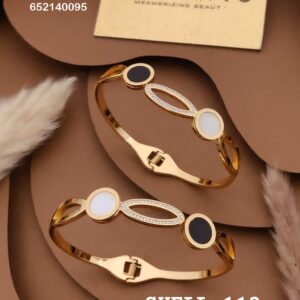 SHELL-112 Anti-Tarnish Stainless Steel Bracelet Under 99 from Kiyu Ziyu by Zyra Creation