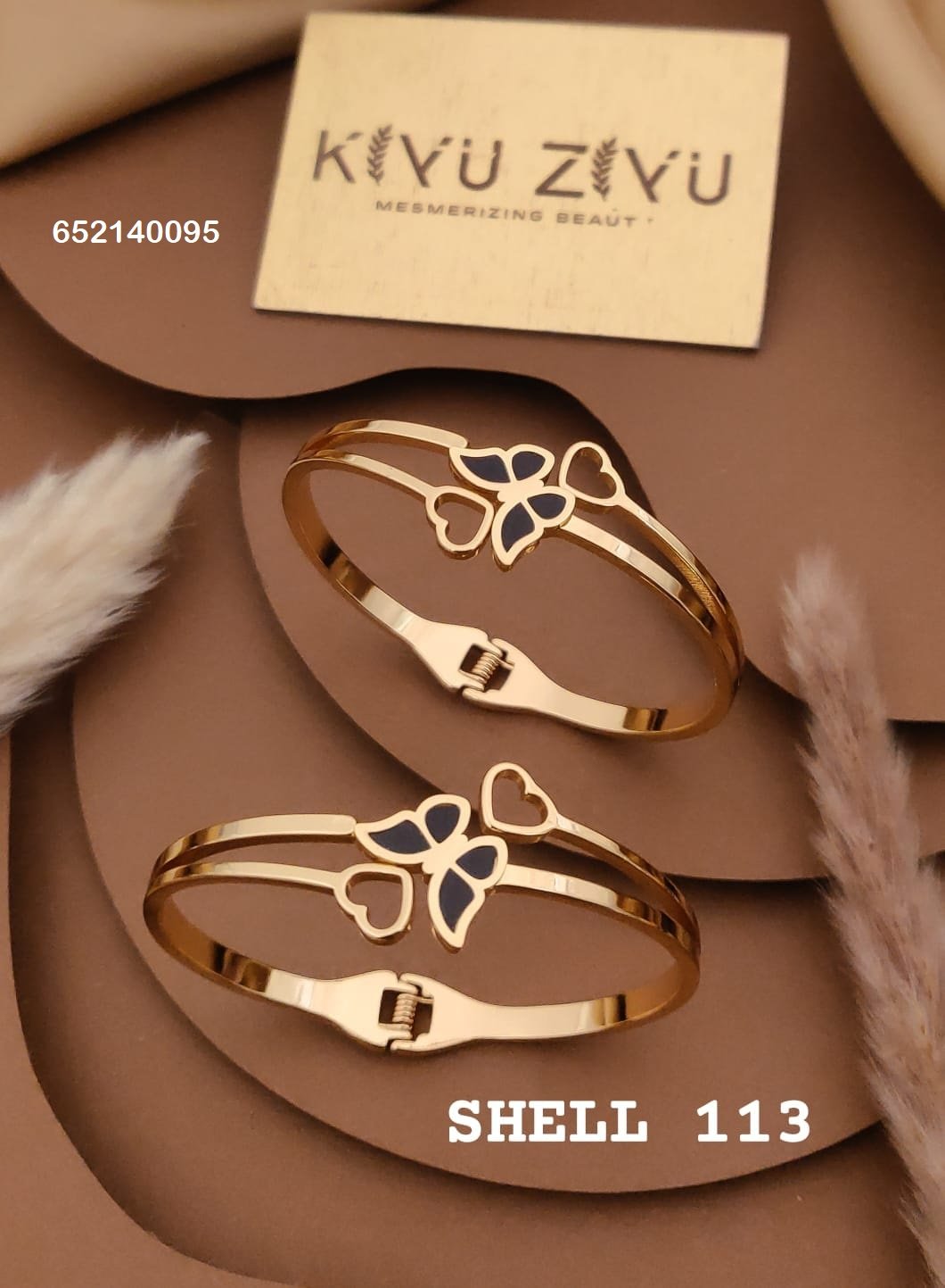 shell 113.jpg SHELL-113 Anti-Tarnish Stainless Steel Bracelet Under 99 from Kiyu Ziyu by Zyra Creation